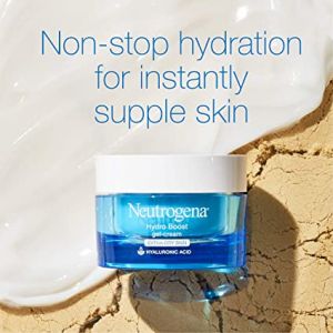 AccesstoR                                  Skin Care Neutrogena Hydro Boost Hyaluronic Acid Hydrating Gel-Cream Face Moisturizer to Hydrate & Smooth Extra-Dry Skin, Oil-Free, Fragrance-Free, Non-Comedogenic & Dye-Free Face Lotion, 1.7 oz