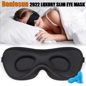 AccesstoR                                  Health Care Boniesun Luxus Dünne 3D Schlafmaske für Damen und Herren Augenmaske zum Schlafen total verdunkelnde, Nachtschlafmaske für Seite