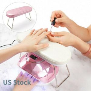 Nail Art Leather Hand Rest Pillow Cushion Salon Manicure Holder Tool Beauty US