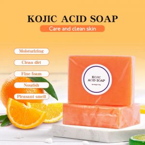 140g Kojic Acid Soap Handmade Whitening Skin Dark Black Lightening Glycerin Face Care Brightening Anti Acne Body Bath Cleaning